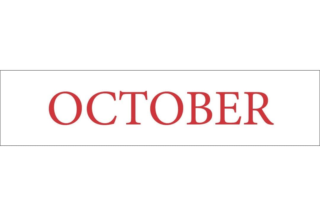 OCTOBER